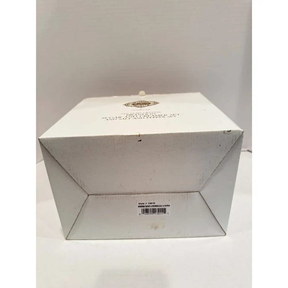 Godinger Shannon Crystal 4 Piece Serving Set Boxed